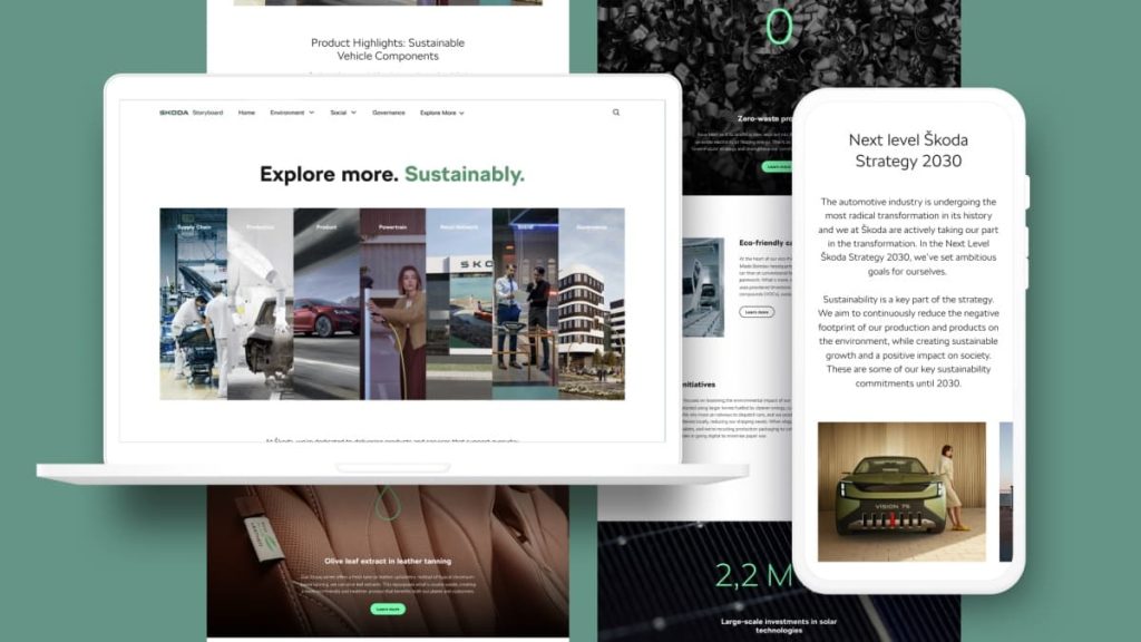 Plateforme Skoda dediee au developpement durable