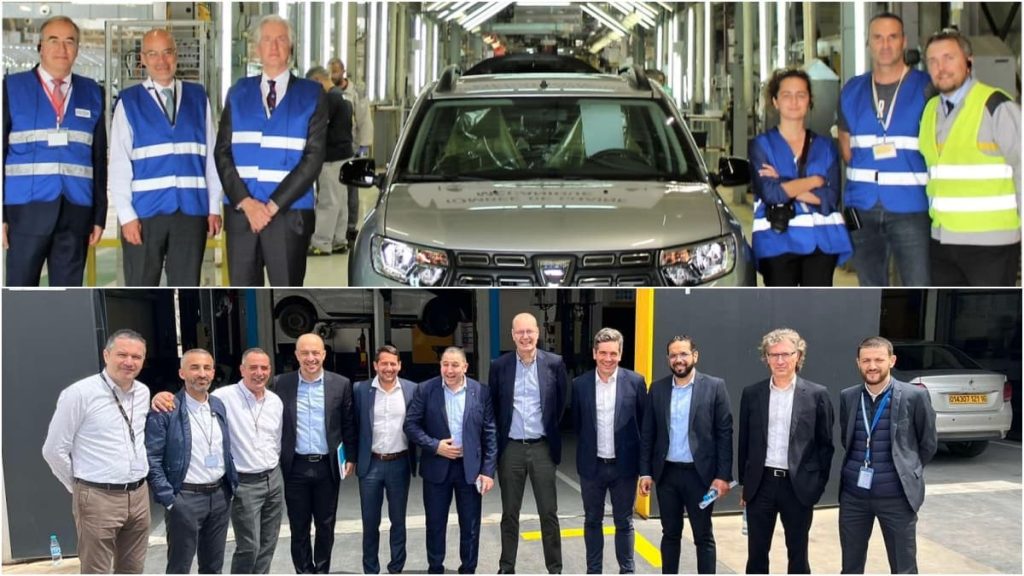 Renault Algérie : Visite de Guillaume Josselin, VP, Ventes et Opérations Europe – Maghreb, et d’une délégation importante à l’Usine RAP Renault Algérie