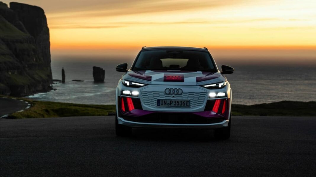 Nouveau Audi Q6 e-Tron - Focus sur l'éclairage intelligent et innovant du digital OLED de deuxième génération