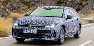 Nouvelle Volkswagen Passat SW : derniers essais en route Volkswagen Passat SW 2023