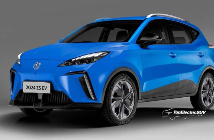 MG ZS 2024 - crédit image TopElectricSUV