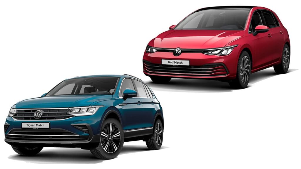 Volkswagen GOLF MATCH - Volkswagen Tiguan MATCH - 2023