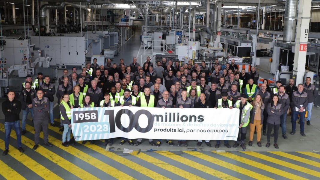 Usine Renault Group de Cléon - 100 millions de moteurs et boîtes de vitesses fabriqués