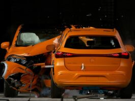 Crash-test Mercedes-Benz electric