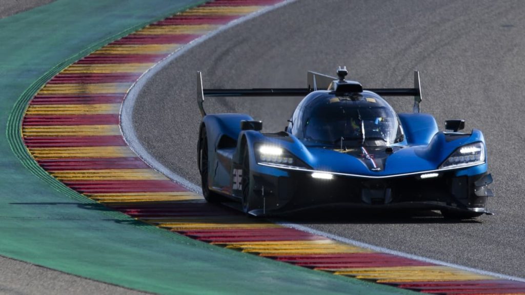 Alpine A424, essais à Aragon (Motorland)