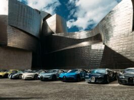 Bugatti Grand Tour Europe 2023, musée Guggenheim à Bilbao