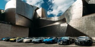 Bugatti Grand Tour Europe 2023, musée Guggenheim à Bilbao