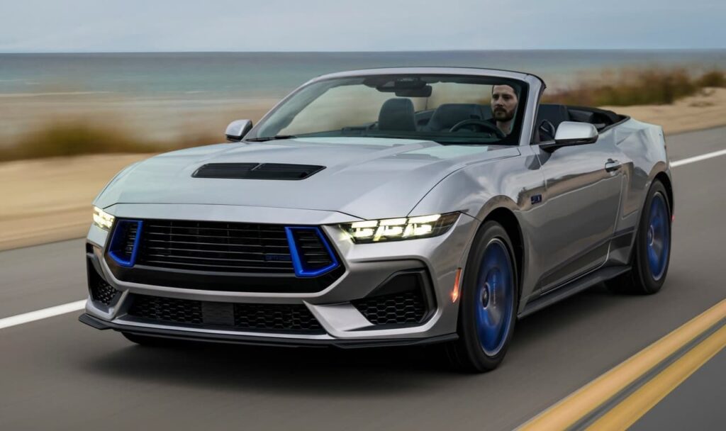 La Ford Mustang GT Spécial Californie 2024 arbore un style moderne avec le retour de l’ensemble classique Ford Mustang GT California Special Convertible 2024