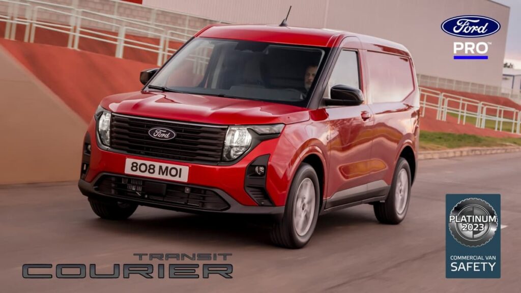 Le Ford Transit Courier – numéro Un selon Euro Ncap en matière de sécurité Ford Transit Courier