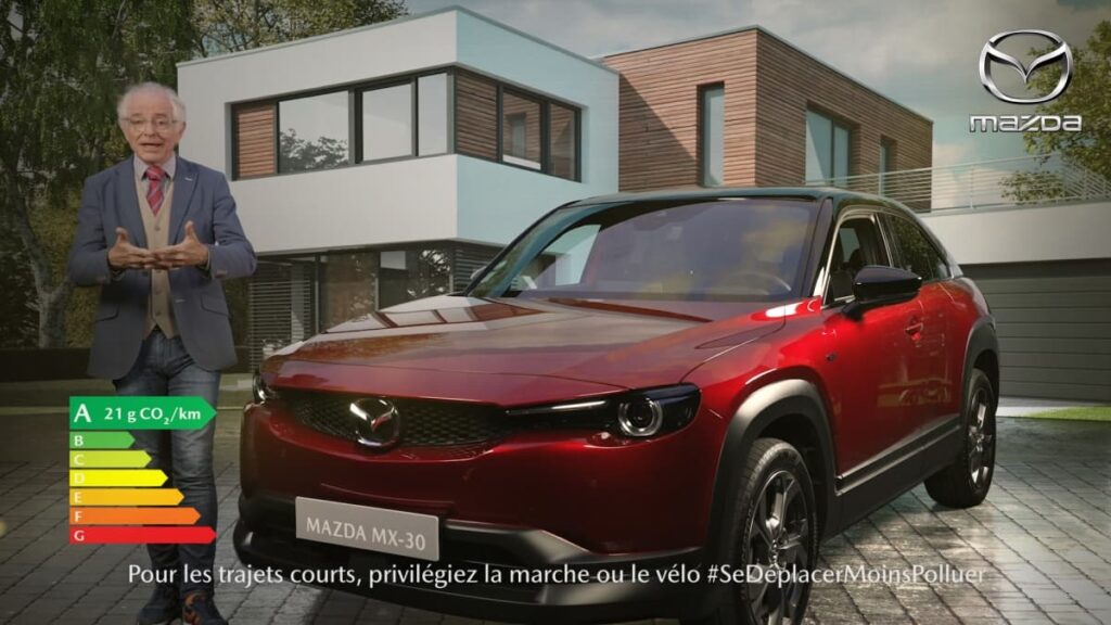 Mazda fait appel à Mac Lesggy pour expliciter la technologie de son nouveau MX-30 e-SKYACTIV R-EV Mazda Mx-30 mac lesggy