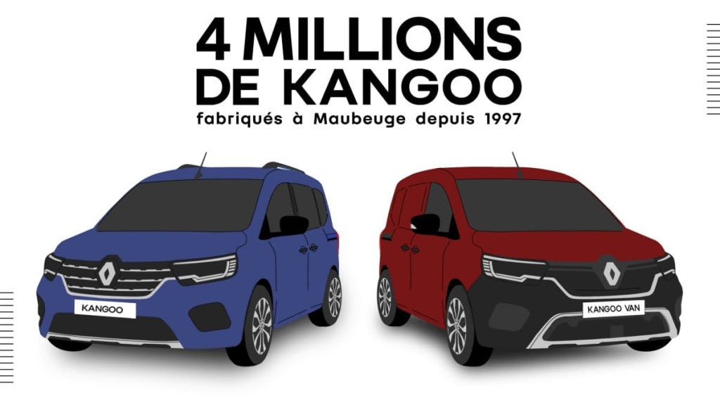 4 millions de Kangoo fabriqués à Maubeuge : les chiffres qui témoignent de son succès ! Story - 4 millions de Kangoo fabriqués à Maubeuge : les chiffres qui témoignent de son succès !
