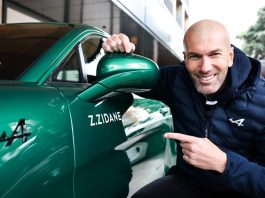 Zinedine Zidane reçoit la famille Alpine Racing à Madrid pour clôturer la saison 2023