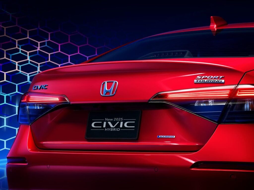2025 Civic Hybrid - face arrière