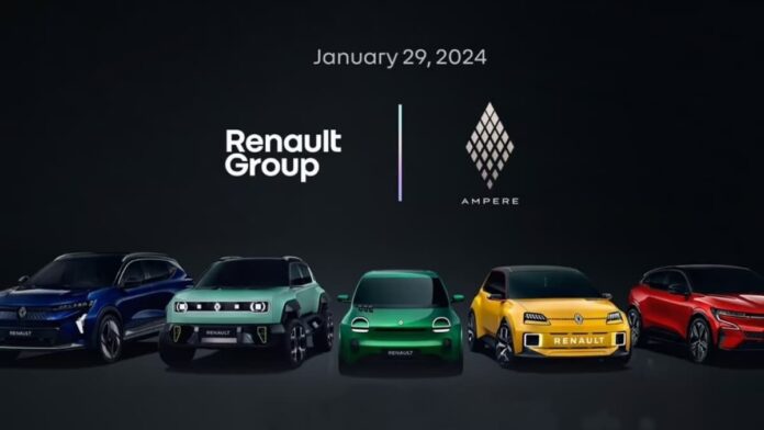 Renault Group - Ampere bourse