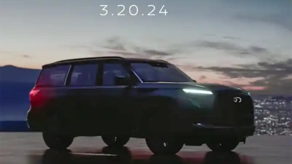 Nouveau INFINITI QX80 2025 : teasers du futur SUV de luxe japonais INFINITI QX80 2025