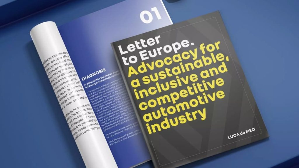 Luca de Meo, CEO de Renault Group, a rendu public sa Lettre à l’Europe Luca de Meo, CEO de Renault Group, a rendu public sa Lettre à l’Europe