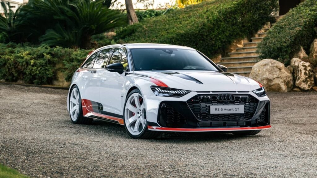 Nouvelle Audi S3, Audi RS 6 Avant GT et l’Audi S1 Hoonitron de Ken Block présentent au Salon Top Marques Monaco 2024 Audi RS6 Avant GT ©Audi