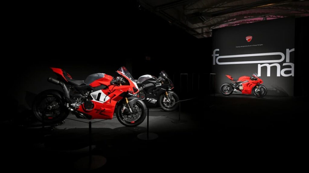 Ducati inaugure sa participation à la Milan Design Week 2024 avec un événement privé au Musée National des Sciences et Technologies Leonardo da Vinci Ducati in Borgo Panigale