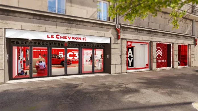 Le Chevron - Citroën Paris - Lancement ë-C3 ©Citroen