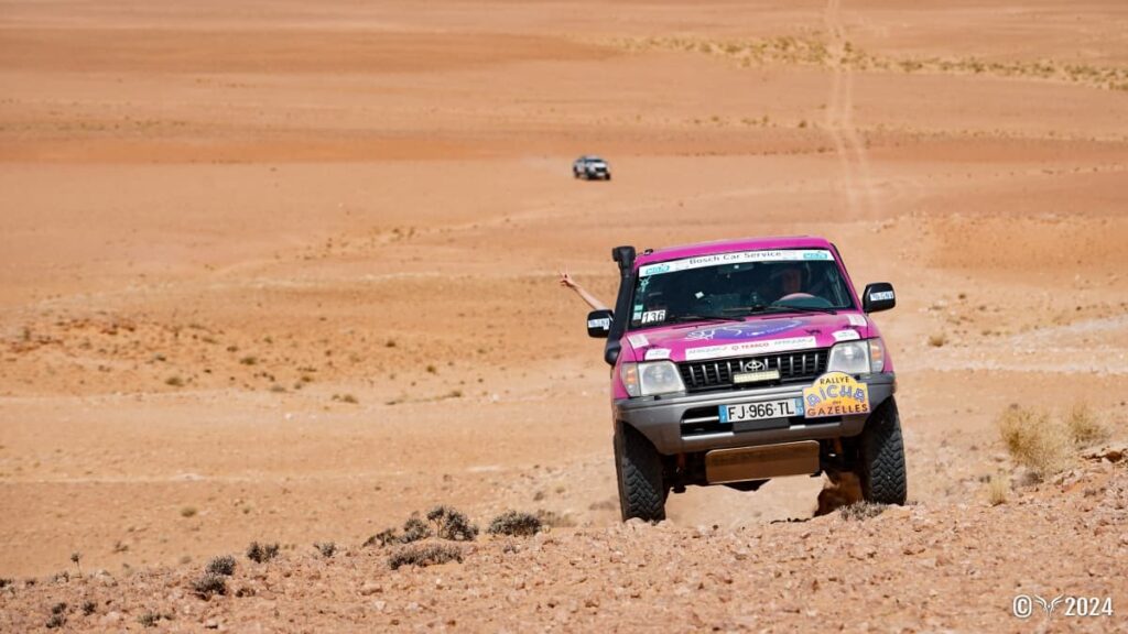 Rallye Aïcha Des Gazelles du Maroc 2024 - Première étape pour les Gazelles à Dar Koua