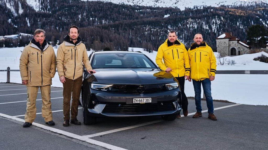 Opel partenaire du championnats du monde FIS de ski acrobatique 2025 en Engadine ©Opel