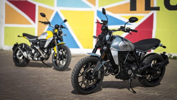 Ducati Scrambler and kayak ©Ducati