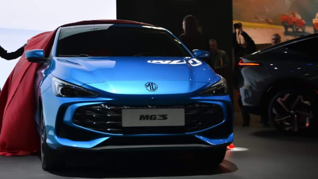Voitures électriques chinoises bientôt surtaxés en Europe, quelles conséquences sur le marché ? MG3+ Hybrid au Salon de Genève 2024 ©Motorsactu