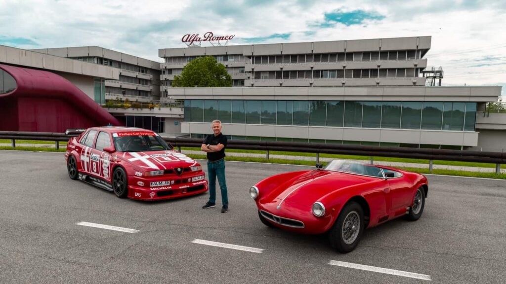 Alfa Romeo au 1000 Miglia 2024 avec le champion Nicola Larini Nicola Larini - Alfa Romeo