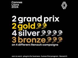 Renault reconnue comme la marque française la plus créative ©Renault