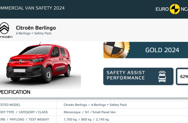 Citroen Berlingo 2024 ©EURO NCAP