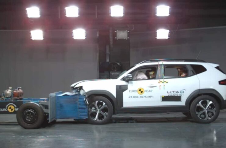 Dacia Duster 2024 crash tests ©EURONCAP