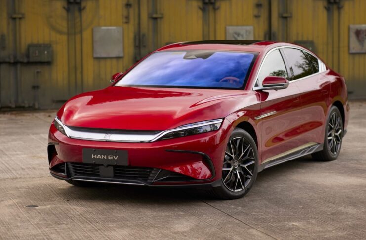 BYD HAN 2024 - taxes en Europe sur les véhicules électriques importés de Chine