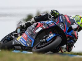 FSBK - record Kenny Foray avec sa BMW M 1000 RR Tecmas