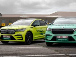 Skoda Enyaq coupé - Tour of Leuven 2024