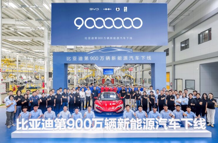BYD a produit son 9 000 000ème véhicule