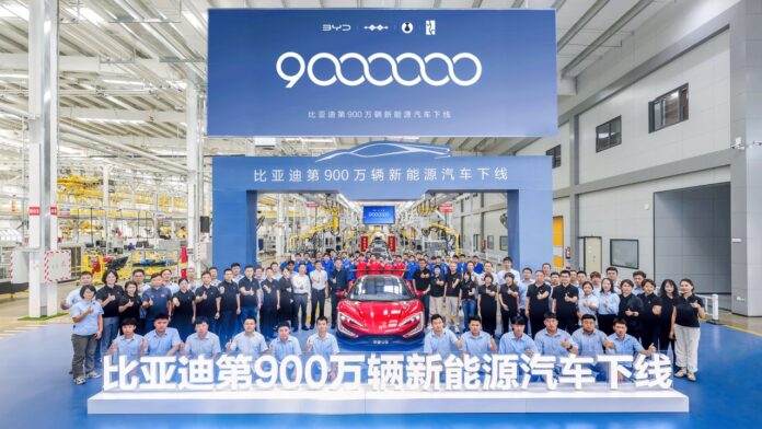 BYD a produit son 9 000 000ème véhicule