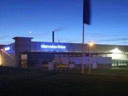 Centre de logistique Mercedes-Benz France à Valenciennes