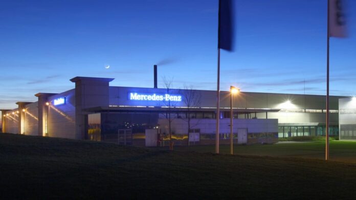 Centre de logistique Mercedes-Benz France à Valenciennes