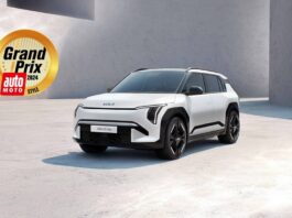 Kia EV3 remporte la catégorie du Style au Grand Prix Auto Moto 2024