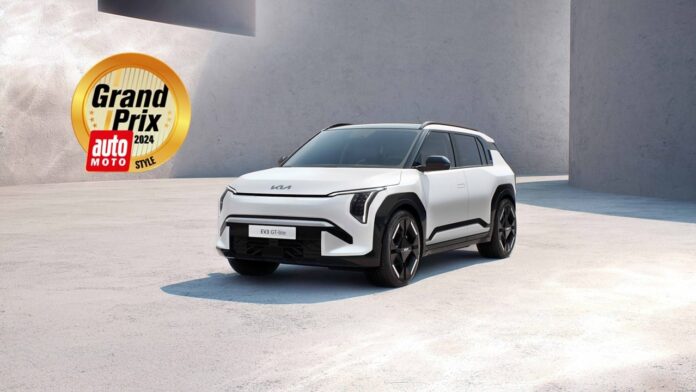 Kia EV3 remporte la catégorie du Style au Grand Prix Auto Moto 2024