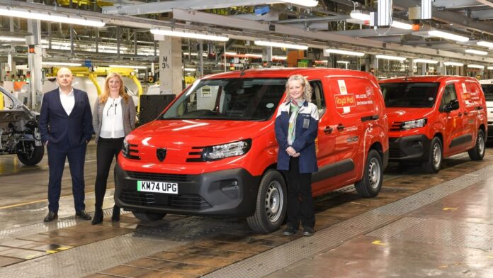 Peugeot électrifie la flotte de la Royal Mail avec 1100 e-Partner et 1000 e-Expert Made in Britain