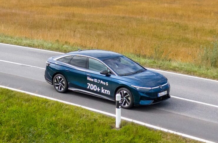 Volkswagen ID.7 Pro S parcourt 794 km avec une seule recharge
