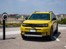 câble rétractable sur la nouvelle Fiat Grande Panda