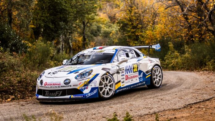 La finale du Trophée pour Fontalba, l’Alpine A110 Rally Championne de France des Rallyes deux-roues motrices