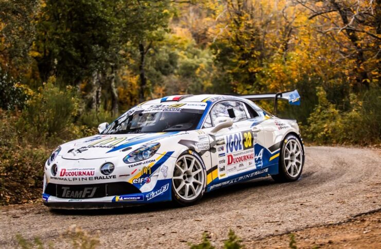 La finale du Trophée pour Fontalba, l’Alpine A110 Rally Championne de France des Rallyes deux-roues motrices