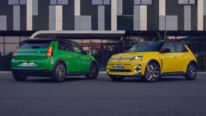 Nouvelle Renault 5 E-Tech electric 40 kWh (autonomie jusqu’à 312 km) disponible à la commande