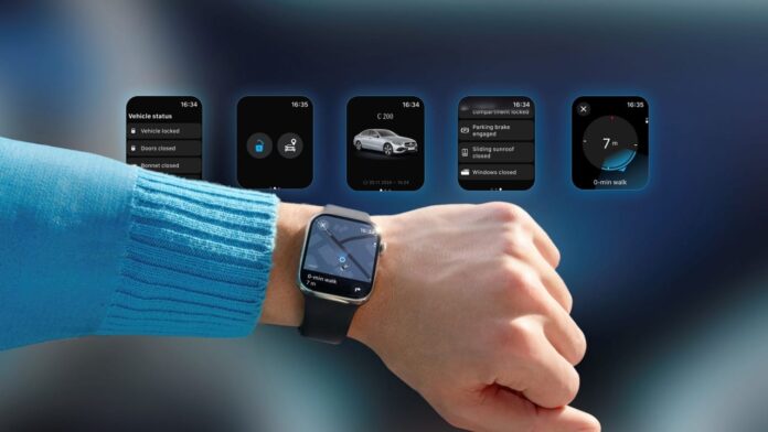 Nouvelles Fonctionnalités de l'App Mercedes-Benz sur Apple Watch