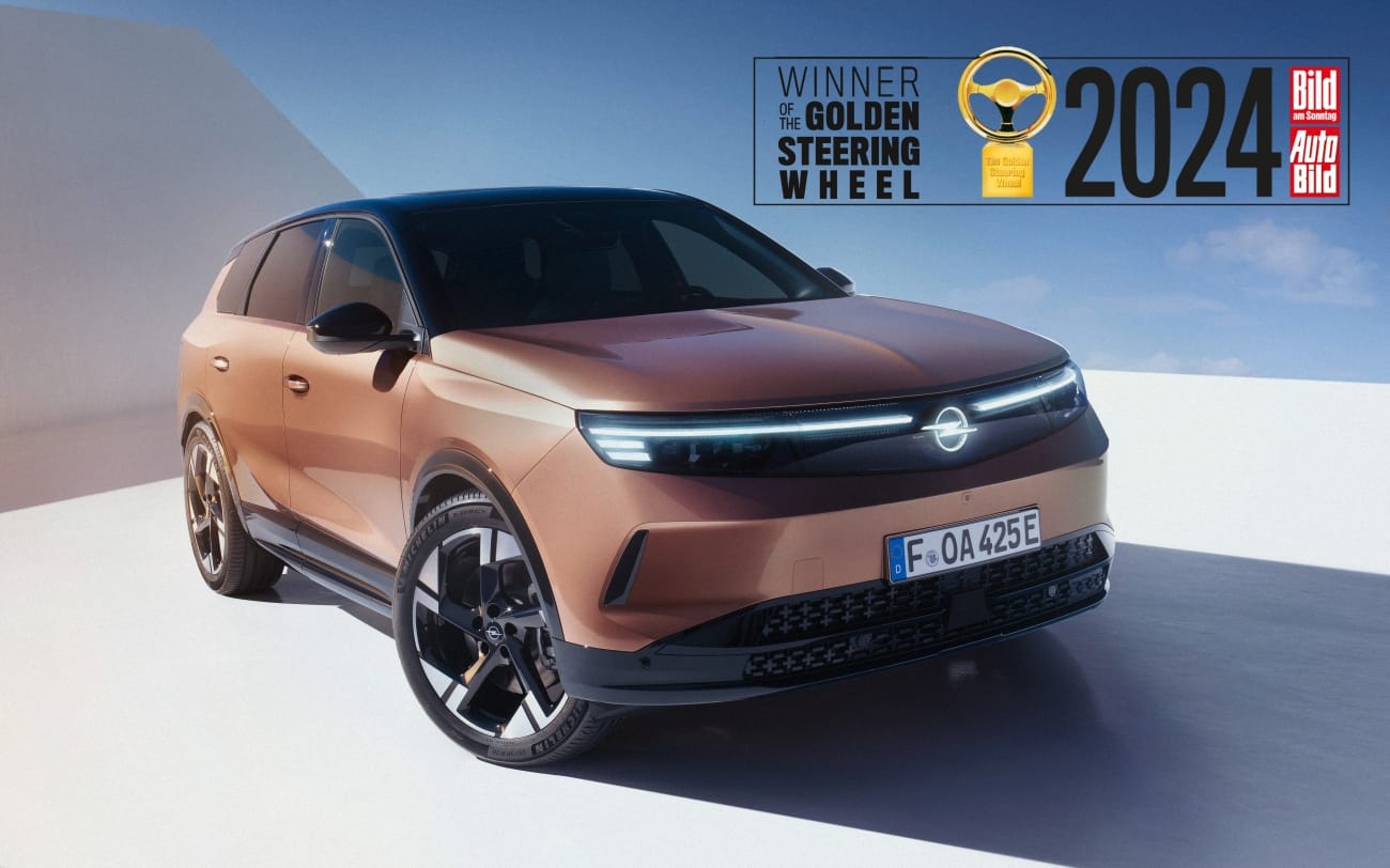 Opel Grandland 2024 - un lancement couronné par le prestigieux « Volant d'or »3