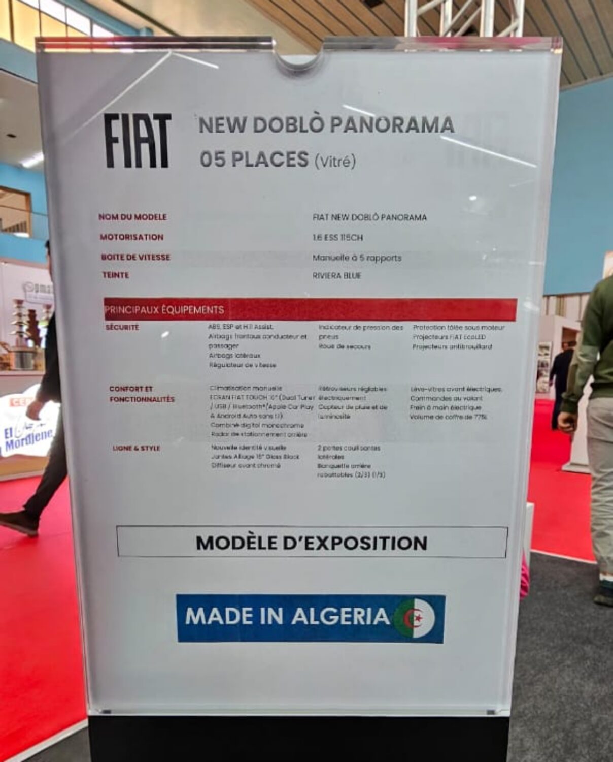 Fiat Doblo Panorama - Fiat Algérie