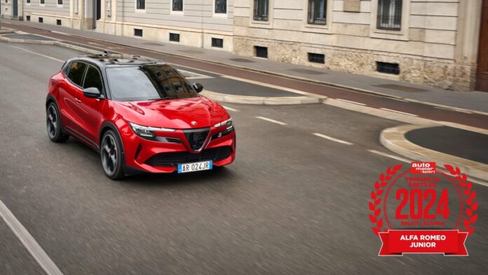 L'Alfa Romeo Junior élue Voiture de l'année 2024 en Suède par Auto Motor & Sport